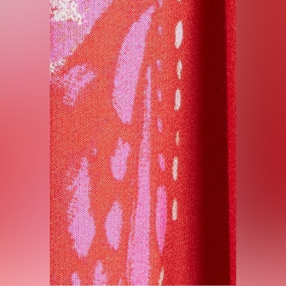 Free People Field Of Butterflies Tunic in Red - Size XS - Picture 5 of 5